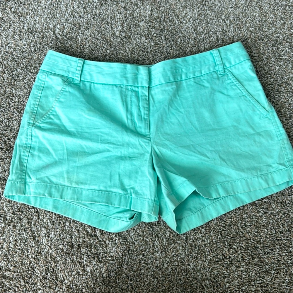 J Crew Women’s Chino Shorts - Mint Green - Size 12